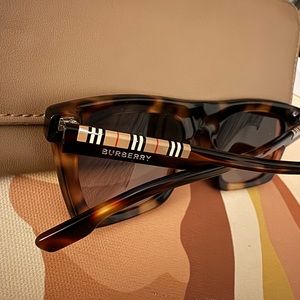 Tortoise Burberry Sunglasses